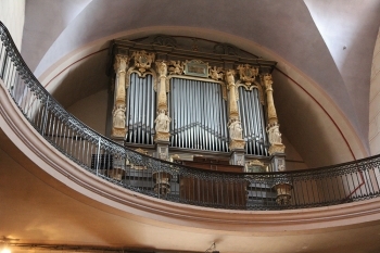 L’église abrite un orgue romantique Cavaillé Coll, avec un superbe buffet orné de statuettes en céramique ciré de l'atelier de Vereben. Construit en 1840 pour l'église St Jérôme à Toulouse, cet orgue fût vendu à la paroisse St Louis en 1877 par Puget qui l'a remonté sans modification, à l'exception d'un jeu. Cet orgue est classé monument historique.