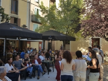 Fête de la Musique - Pour cette édition de la Fête de la Musique, les artistes ont joué en divers lieux de la ville, comme ici devant la Piazzetta.