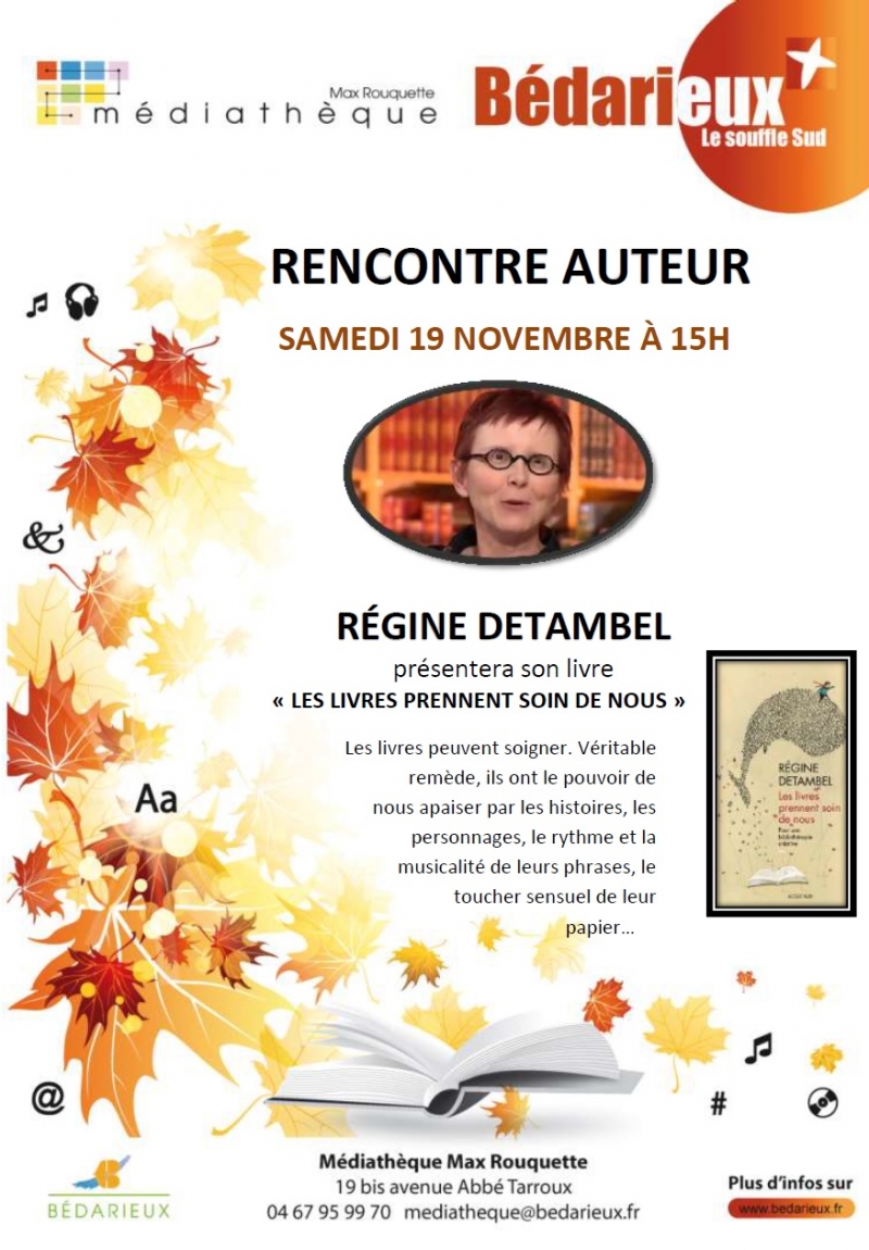 Rencontre avec Régine Detambel