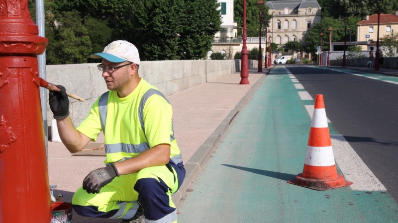 Les travaux d'embellissement de la ville se poursuivent