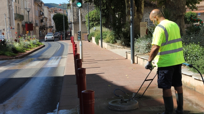 Poursuite des travaux d'embellissement du centre-ville