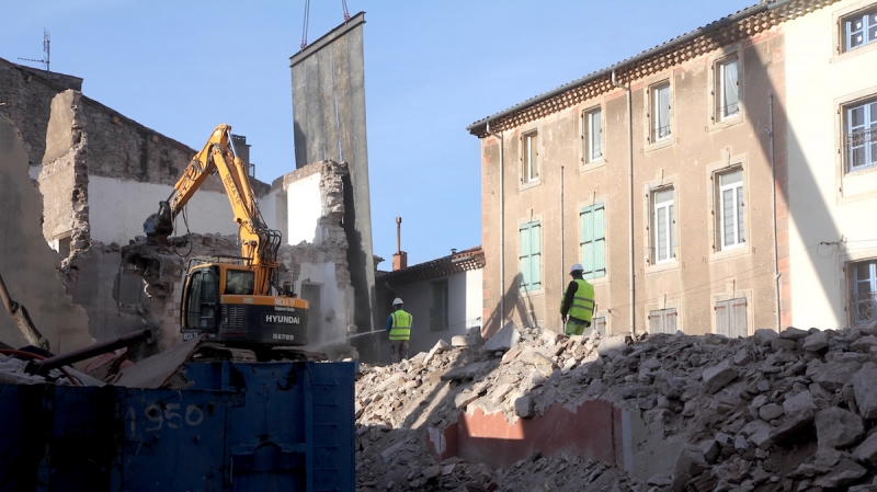 Les travaux de démolition ont commencé rue des Aires
