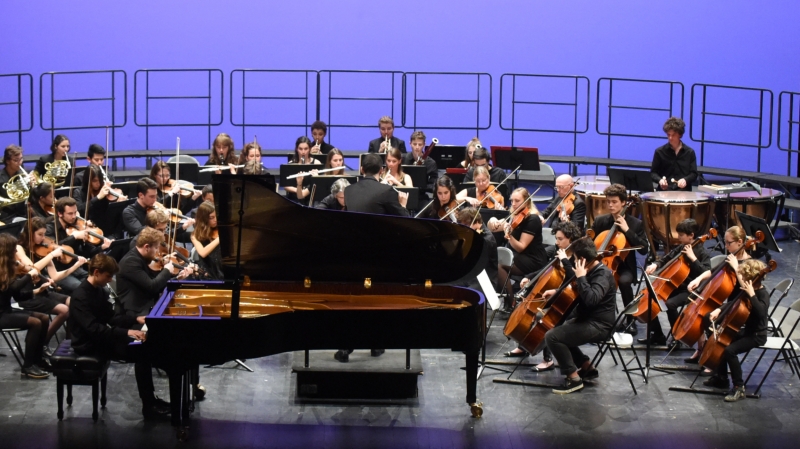 Un orchestre symphonique montpelliérain à Bédarieux