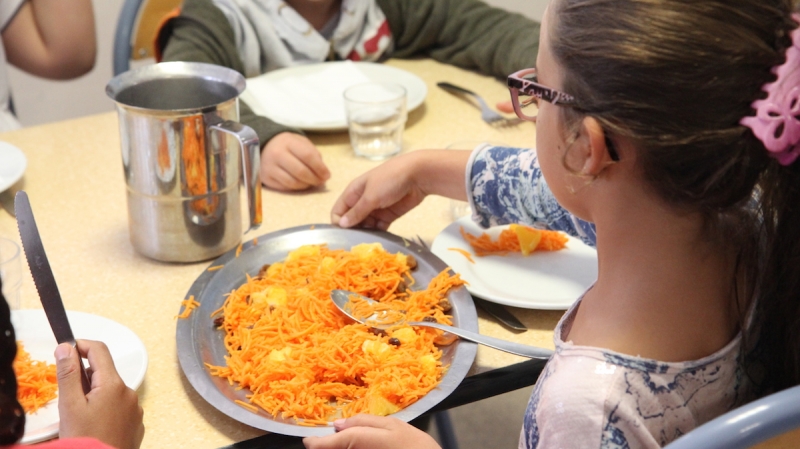 Une cantine déjà convertie au bio!