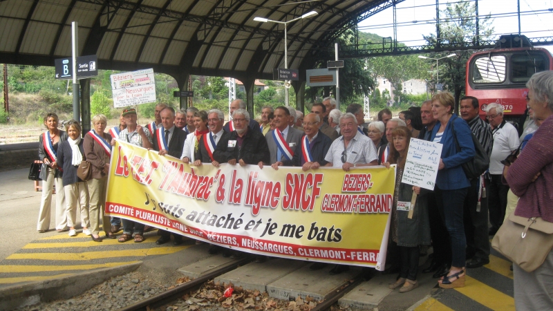 La ligne SNCF Béziers-Neussargues-Clermont-Paris placée sous surveillance citoyenne