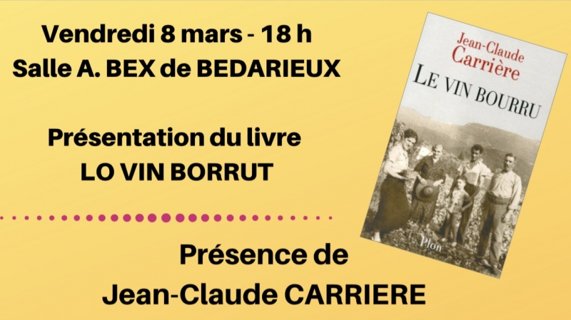 PRÉSENTATION DU LIVRE LO VIN BORRUT