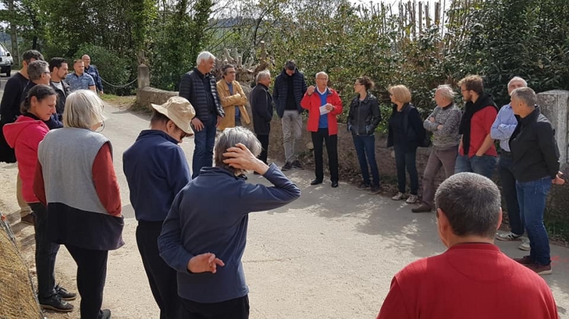 CE 19 AVRIL EST LA CONCLUSION DE LOURDS TRAVAUX SUR LE CHEMIN DE BOUSSAGUES