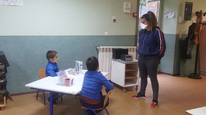 LES ENFANTS DE RETOUR AU CENTRE DE LOISIRS EN TOUTE SECURITE