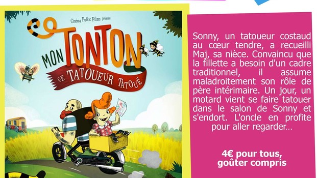 Film d'animation : Mon tonton, ce tatoueur tatoué