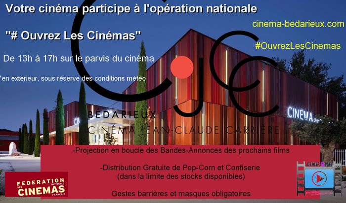 Projection de bandes annonces de films