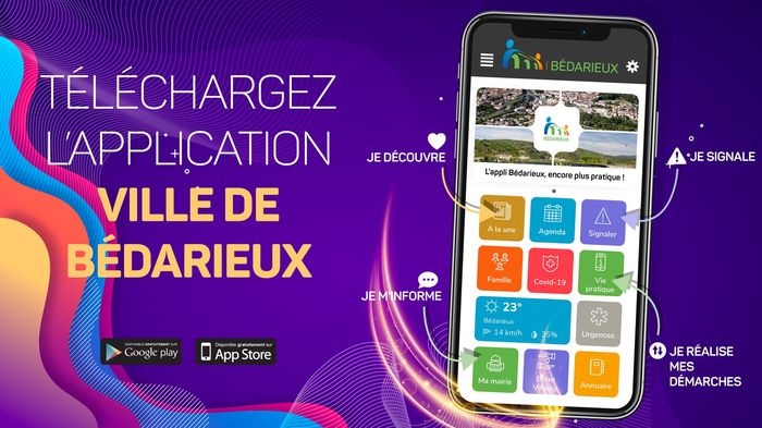 À la une : Télécharger la nouvelle application de la Ville de Bédarieux