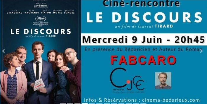 CINÉ-RENCONTRE : LE DISCOURS - EN PRÉSENCE DE FABCARO