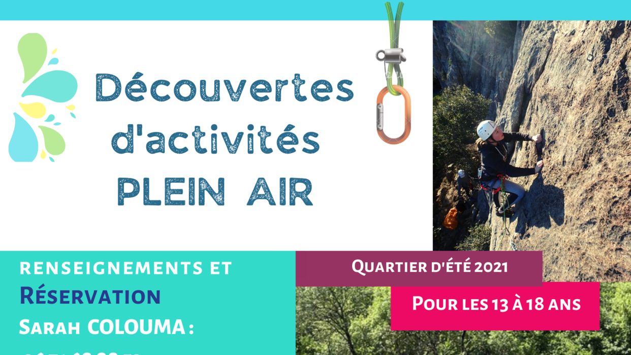 Initiation et découverte d’activité plein Air !