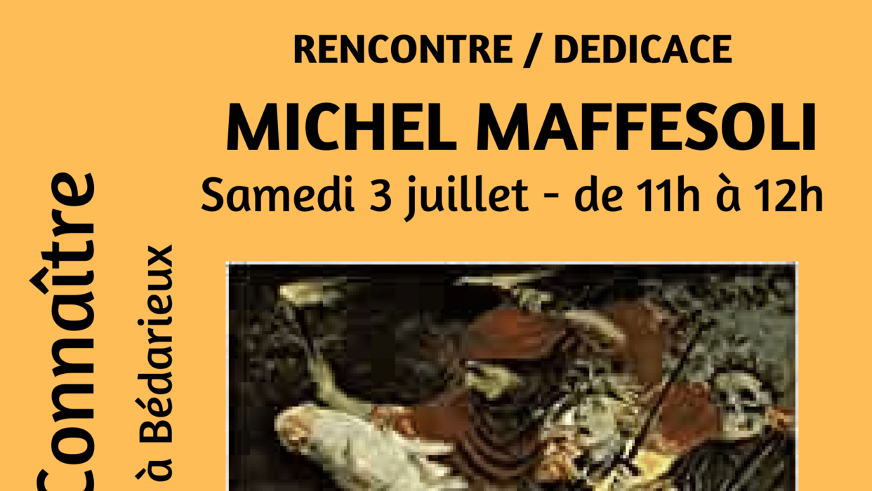 Michel Mafesoli à la Librairie Joie de Connaitre