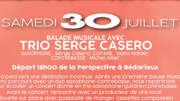 Balade musicale avec Trio Serge Casero