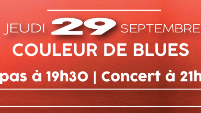 Repas concert Couleur de Blues