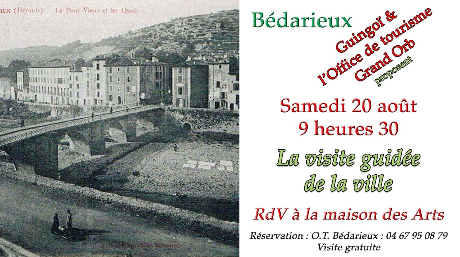 Visite Guidée de Bédarieux bedarieux.fr