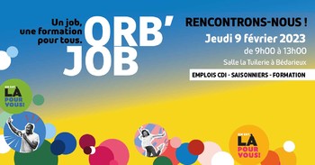 ORB JOB : le Forum pour l'emploi vous accueille le 9 février 