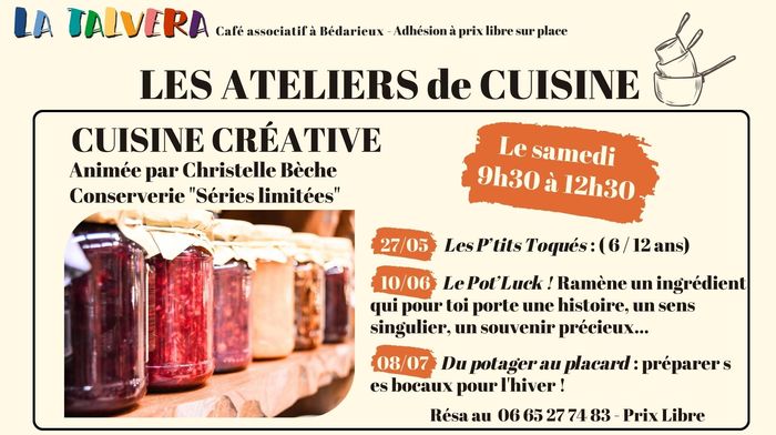 Atelier de cuisine créative