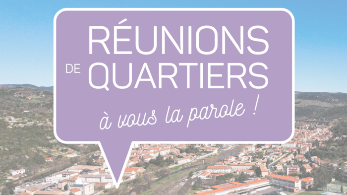 La ville lance la saison des réunions de quartiers