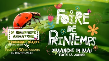 La foire de printemps, c'est ce week-end !