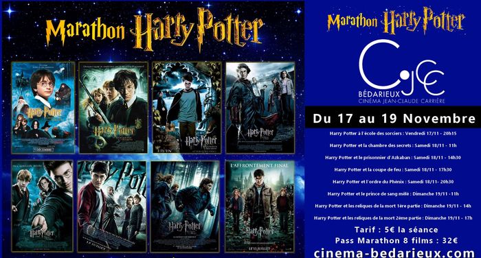 Marathon Harry Potter au cinéma Jean Claude Carrière
