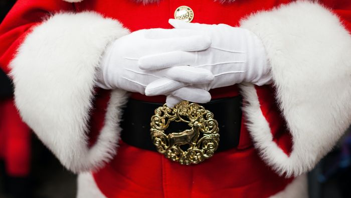 Caricaturiste et présence du Père Noël