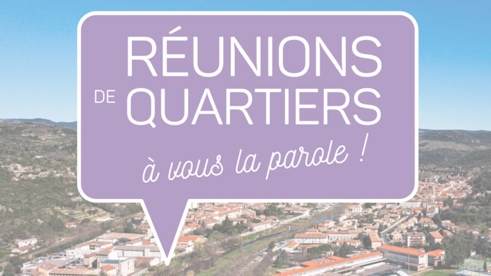 La ville lance une nouvelle édition de ses réunions de quartiers 