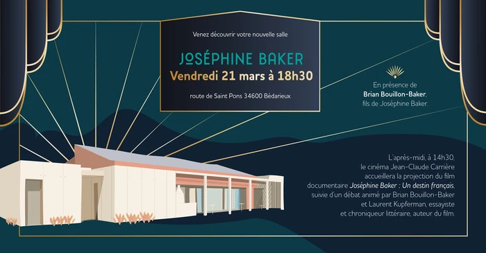 SAVE THE DATE :  Inauguration de la salle Joséphine Baker