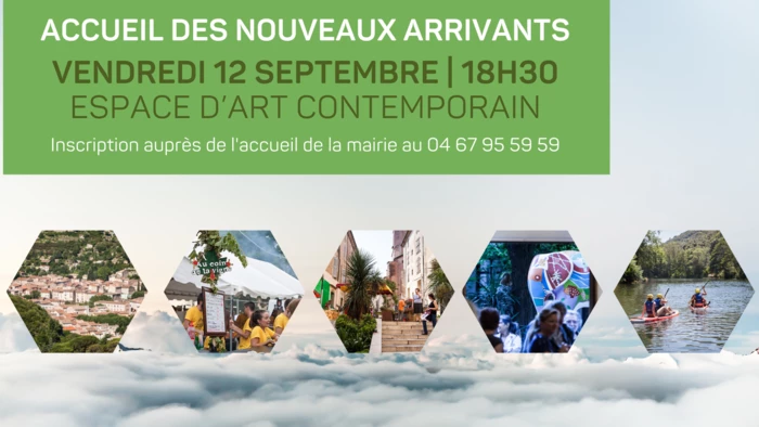 Nouveaux arrivants :  Bienvenue à Bédarieux !