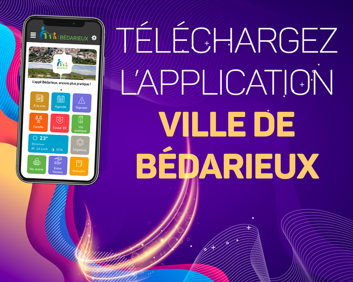 Téléchargez sur l’Application de la ville de Bédarieux