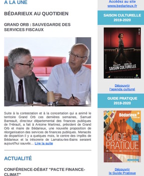 Lettre d'information N°380 - 14 novembre 2019