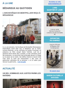 Lettre d'information n°392 - 25 février 2020
