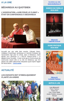 Lettre d'information N°381 - 21 novembre 2019