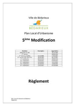 1.1 Règlement PLU