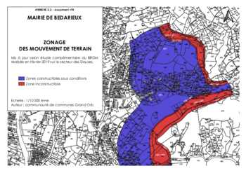 3.3 Zonage de mouvement de terrain