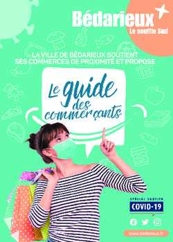 Guide des commerçants 2020